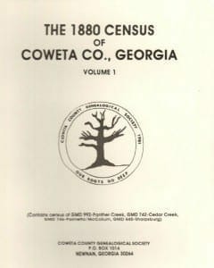 1880 Census Coweta County, Georgia