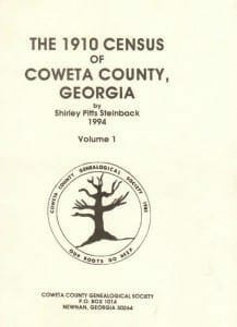 1910 Census Coweta County, Georgia