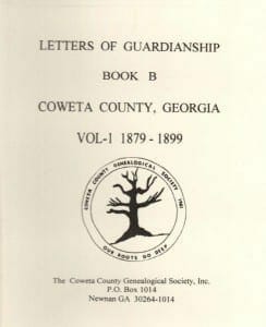 Letters of Guardianship Coweta County, Georgia