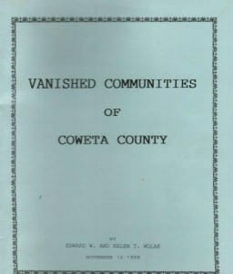 Vanished Communities of Coweta County