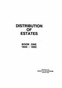 Distribution of Estates